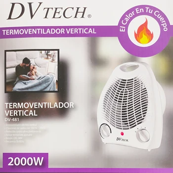 DEPALMERA | Elektrinis šildytuvas vonia 1000/2000W reguliuojamas oro radiatorius, Vertikalus viryklė, mažas namų ūkių vartojimo šildytuvas